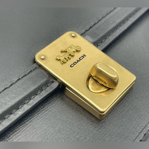 🎊Last One In Stock🎊Coach Small Black Calf Leather Belt Bag - Picture 12 of 16